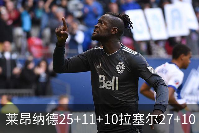 莱昂纳德25+11+10拉塞尔27+10 快船力克湖人
